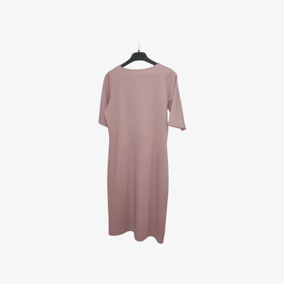 solerio-dresses-short-sleeve-winter-cotton-lilac-back-view