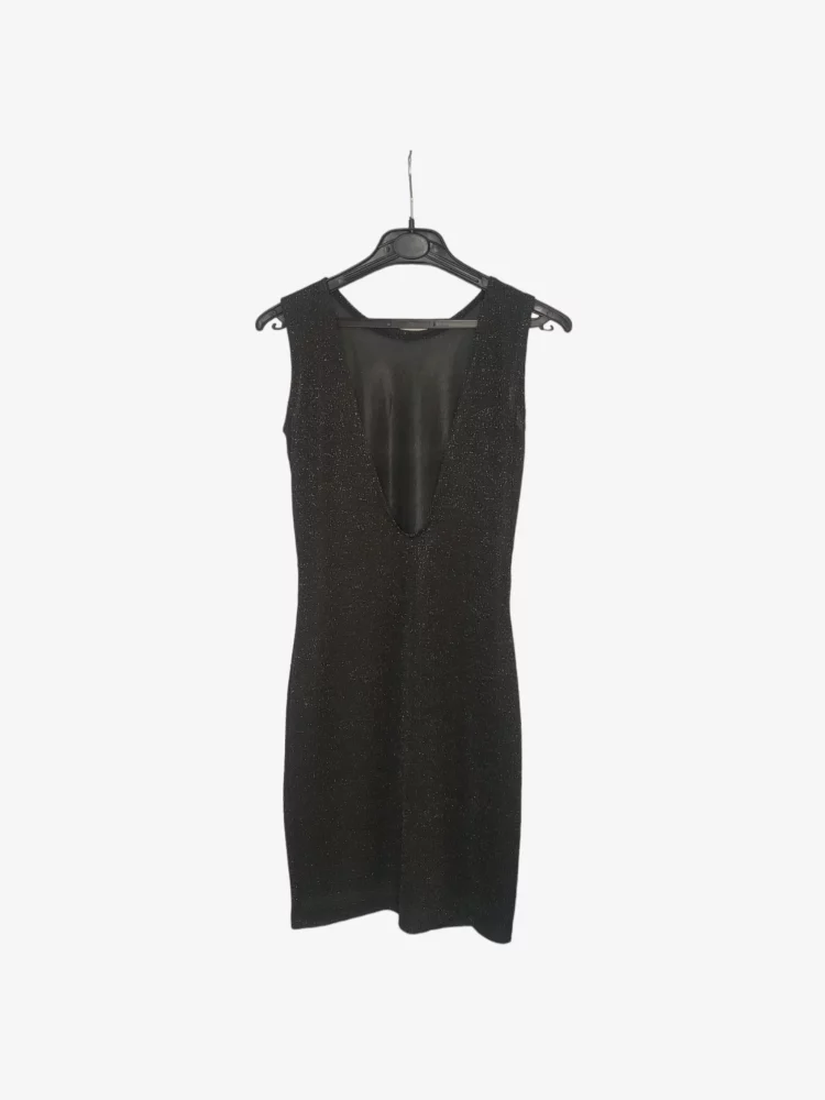 solerio-dresses-sleeveless-flowing-semi-transparent-black-back-view