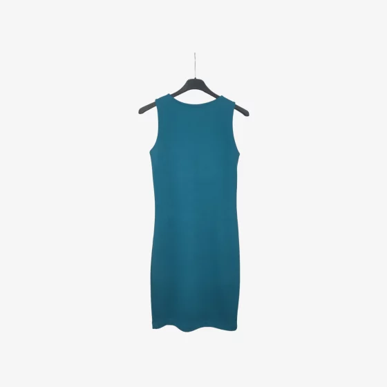 solerio-dresses-sleeveless-petrol-back-view