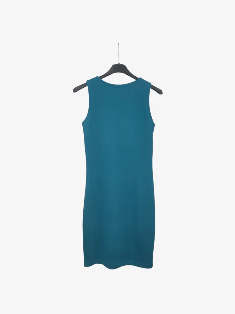 solerio-dresses-sleeveless-petrol-back-view