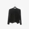 solerio-women-jacket-no-colar-black-back-view solerio-women-jacket-no-colar-black-back-view